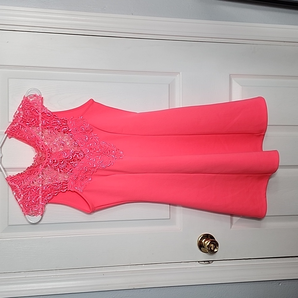 Charlotte Russe halter lace dress